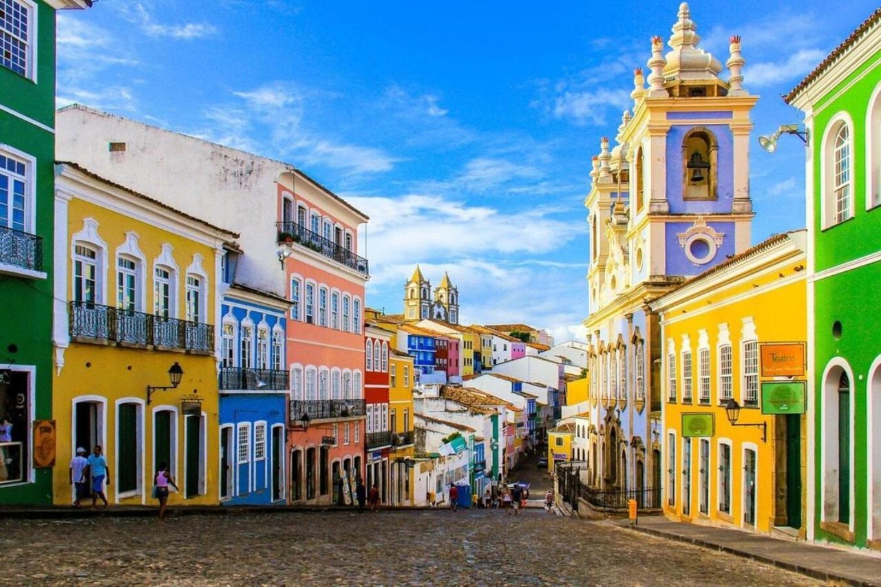 Flat Atlatic City Apart Hotel Barra Ondina Em Salvador Exterior foto